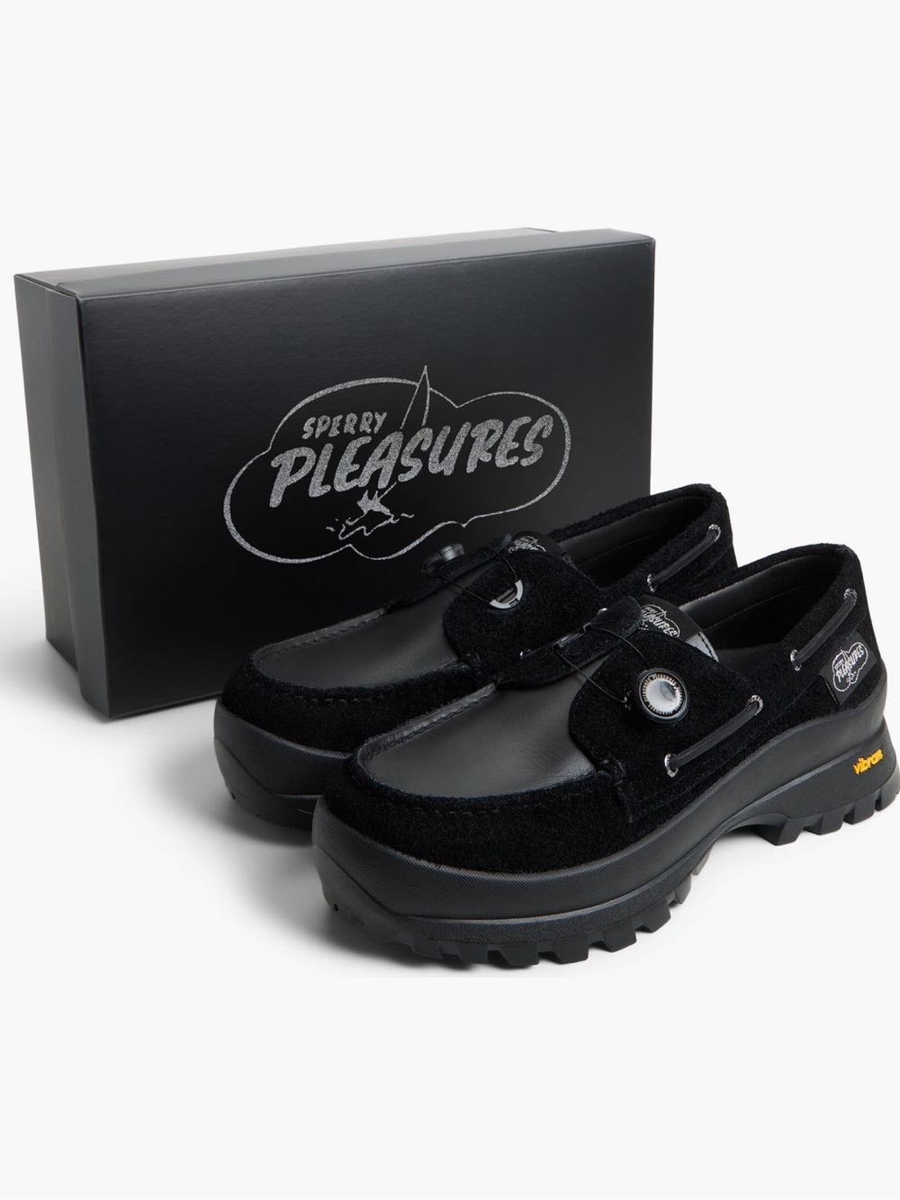 🖤 SPERRY X PLEASURES TURN LOCK LUG BOAT SHOE 🖤